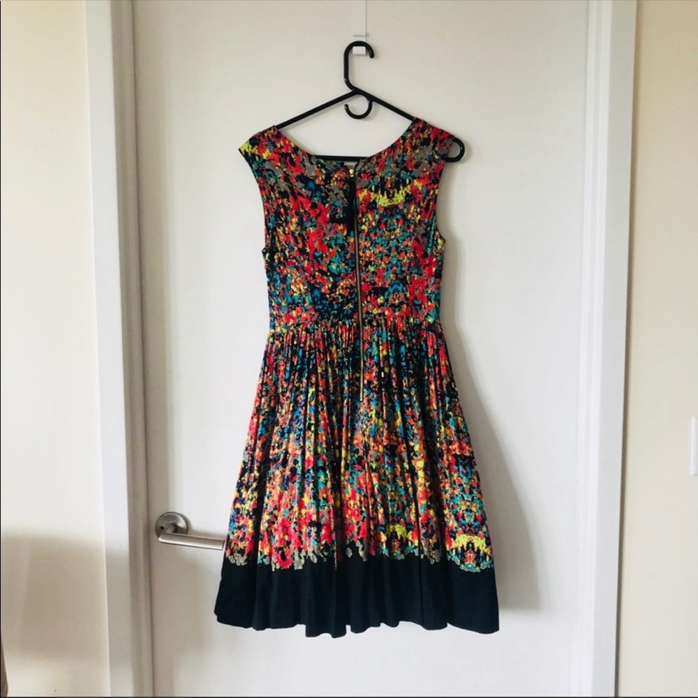 Tracy Reese -- Dolce Vita Confetti Floral Dress Sz 6 - Picture 4 of 4